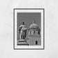 Saint Rosalia Palermo Cathedral Black And White Photography Print