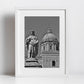 Saint Rosalia Palermo Cathedral Black And White Photography Print