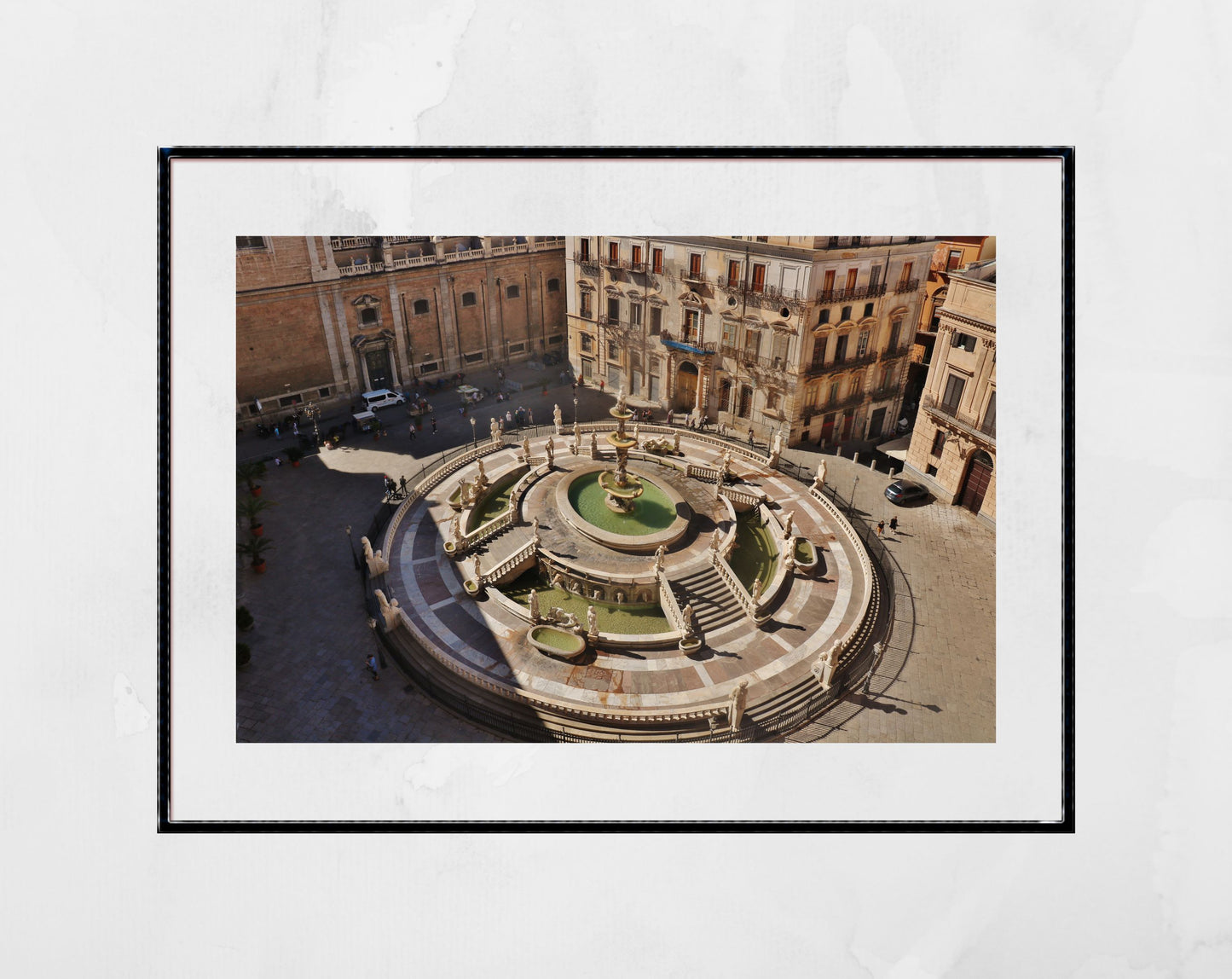 Fontana Pretoria Palermo Sicily Print Italy Wall Art