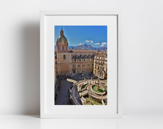 Piazza Pretoria Palermo Sicily Photography Print Italy Wall Art