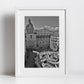 Piazza Pretoria Palermo Sicily Black And White Photography Print Italy Wall Art