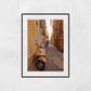 Vespa Poster Italy Street Photography Syracuse Sicily Print