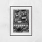 Catania Sicily Print Street Black And White Photography Vespa Poster