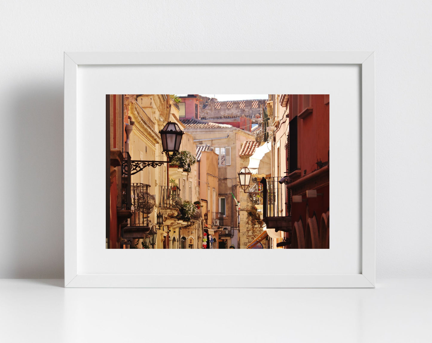 Taormina Sicily Print Italy Wall Art Street Photography