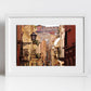 Taormina Sicily Black And White Print Italy Wall Art Street Photography