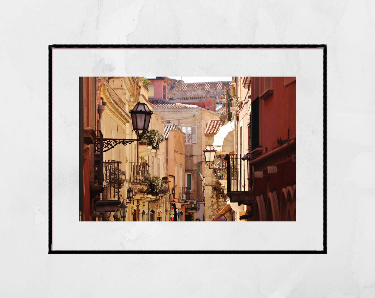 Taormina Sicily Print Italy Wall Art Street Photography