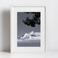 Mount Etna Taormina Sicily Black And White Photography Print