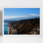 Taormina Mount Etna Sicily Photography Wall Art