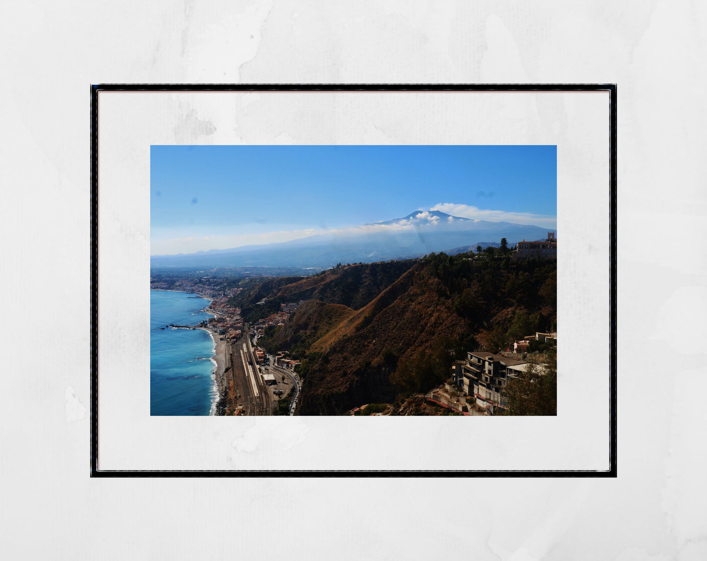 Taormina Mount Etna Sicily Photography Wall Art