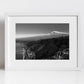 Taormina Mount Etna Sicily Black And White Photography Wall Art