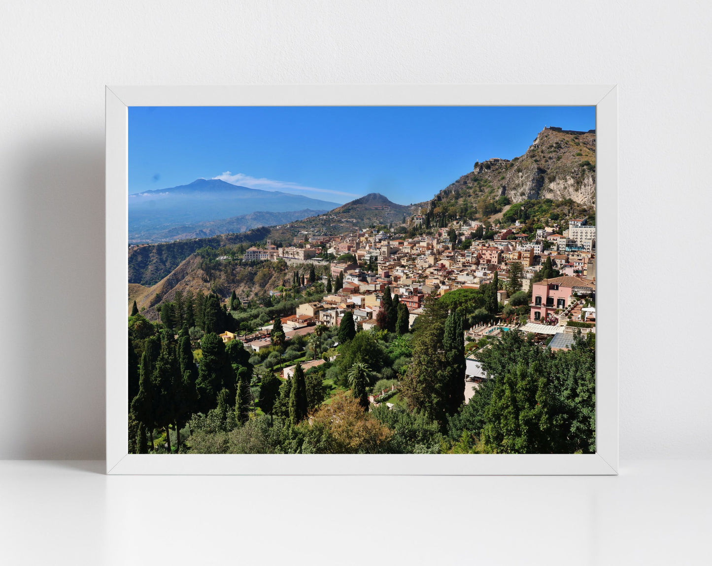 Taormina Mount Etna Sicily Photography Print