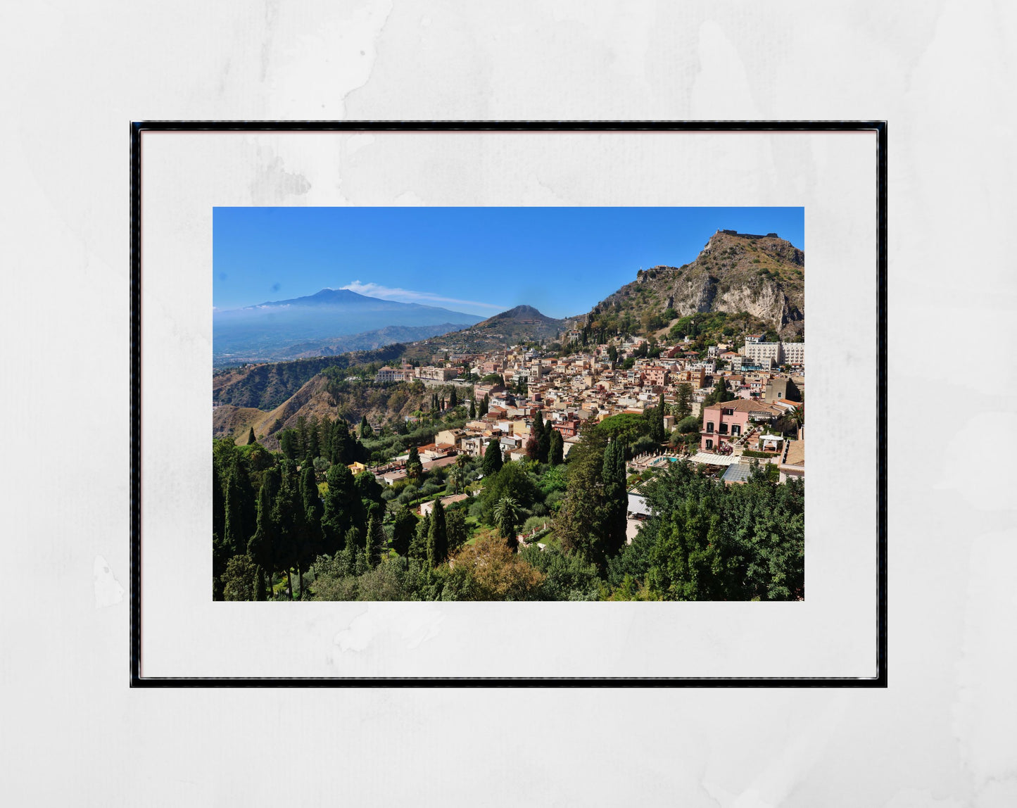 Taormina Mount Etna Sicily Photography Print