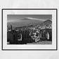 Taormina Greek Theatre Black And White Photography Print