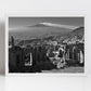 Taormina Greek Theatre Black And White Photography Print