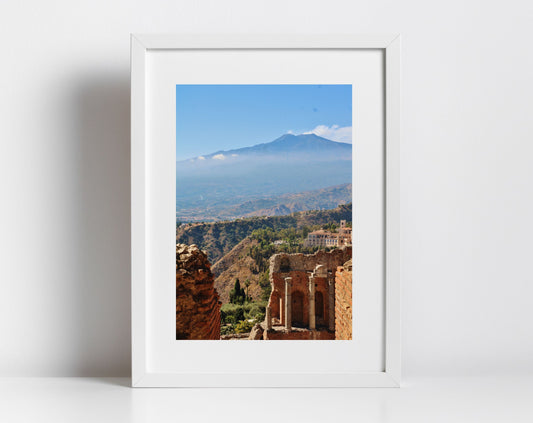 Taormina Greek Theatre Photography Wall Art