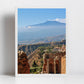 Taormina Greek Theatre Photography Wall Art