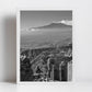 Taormina Greek Theatre Black And White Photography Wall Art