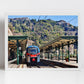 Taormina-Giardini Sicily Photography Print Railway Poster