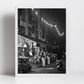 Catania Sicily Black And White Print Italian Restaurant Decor