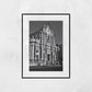 Catania Cathedral Sicily Black And White Photography Print