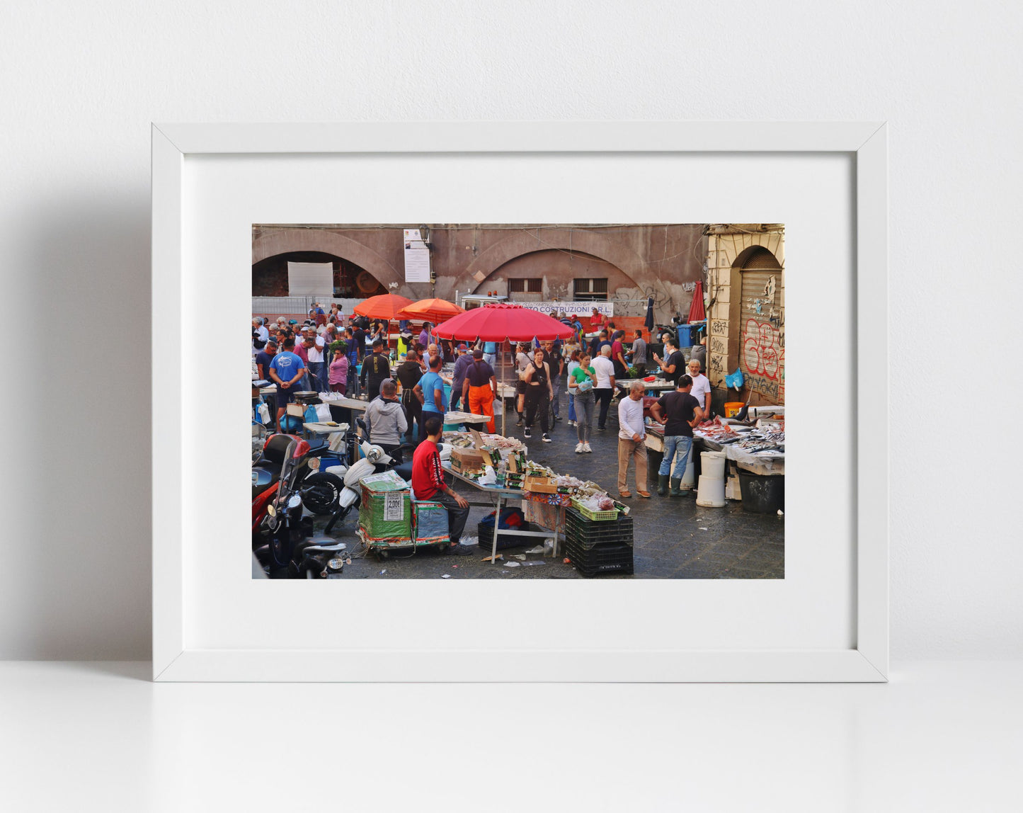 Catania Fish Market Sicily Photography Wall Art