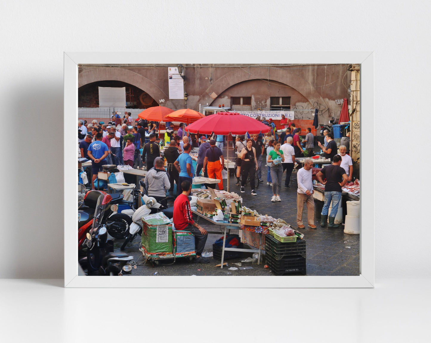 Catania Fish Market Sicily Photography Wall Art