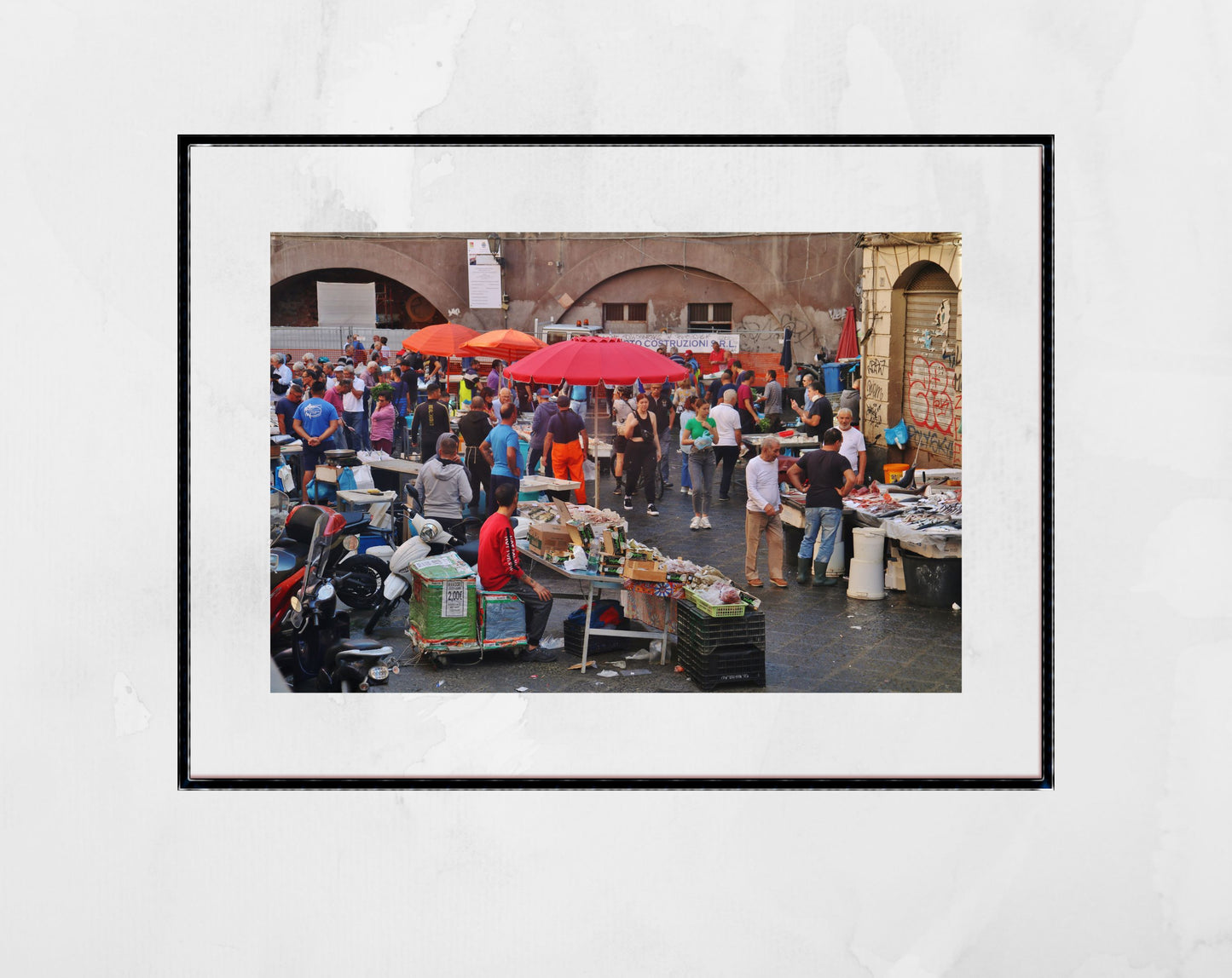 Catania Fish Market Sicily Photography Wall Art