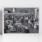 Catania Fish Market Sicily Black And White Photography Wall Art