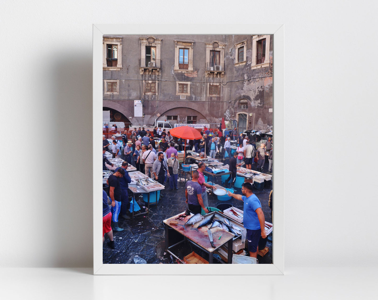 Catania Fish Market Sicily Print Italy Street Photography