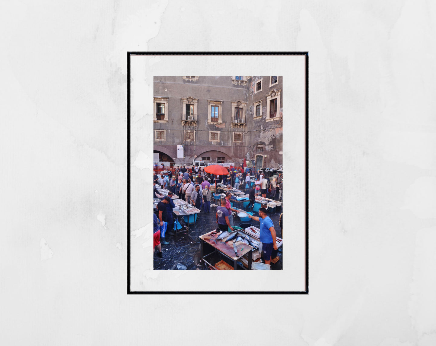 Catania Fish Market Sicily Print Italy Street Photography