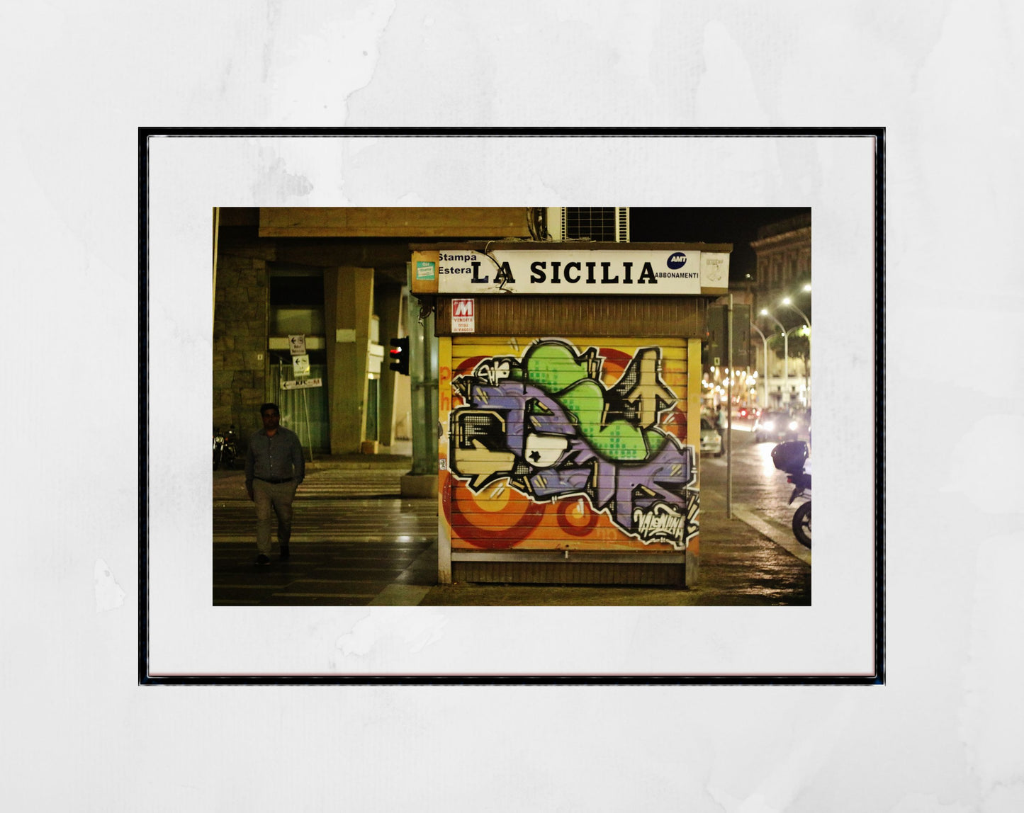 Catania Sicily Print Street Photography Italian Wall Art