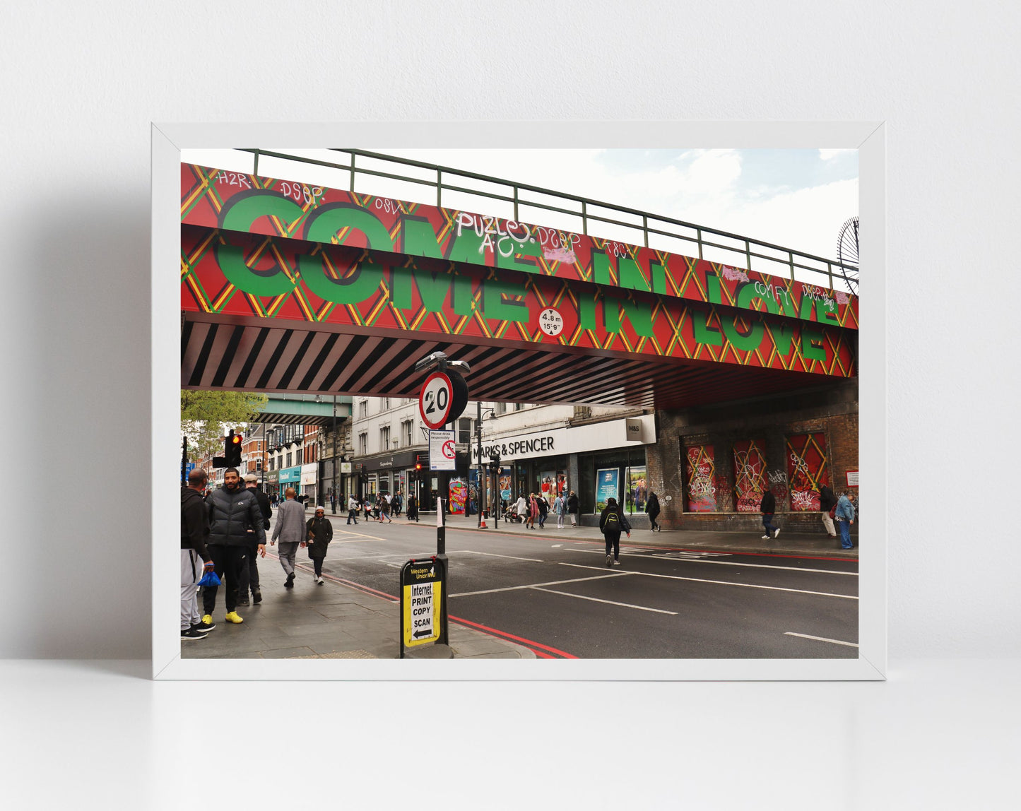 London Brixton Print Street Photography Poster