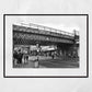 London Brixton Print Street Black And White Photography Poster