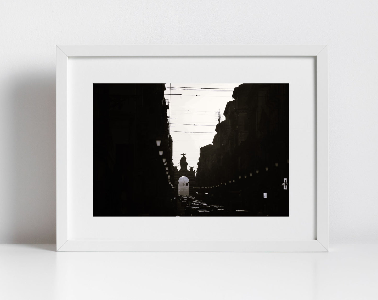 Catania Sicily Print Italy Black And White Photography Italy Art