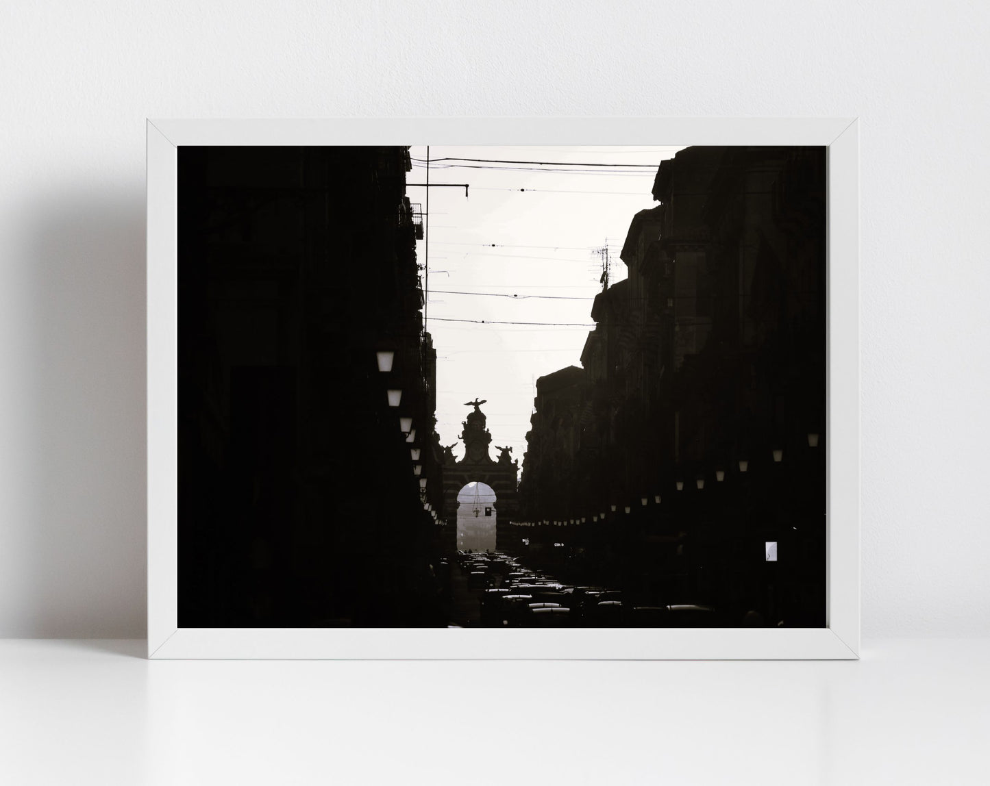 Catania Sicily Print Italy Black And White Photography Italy Art