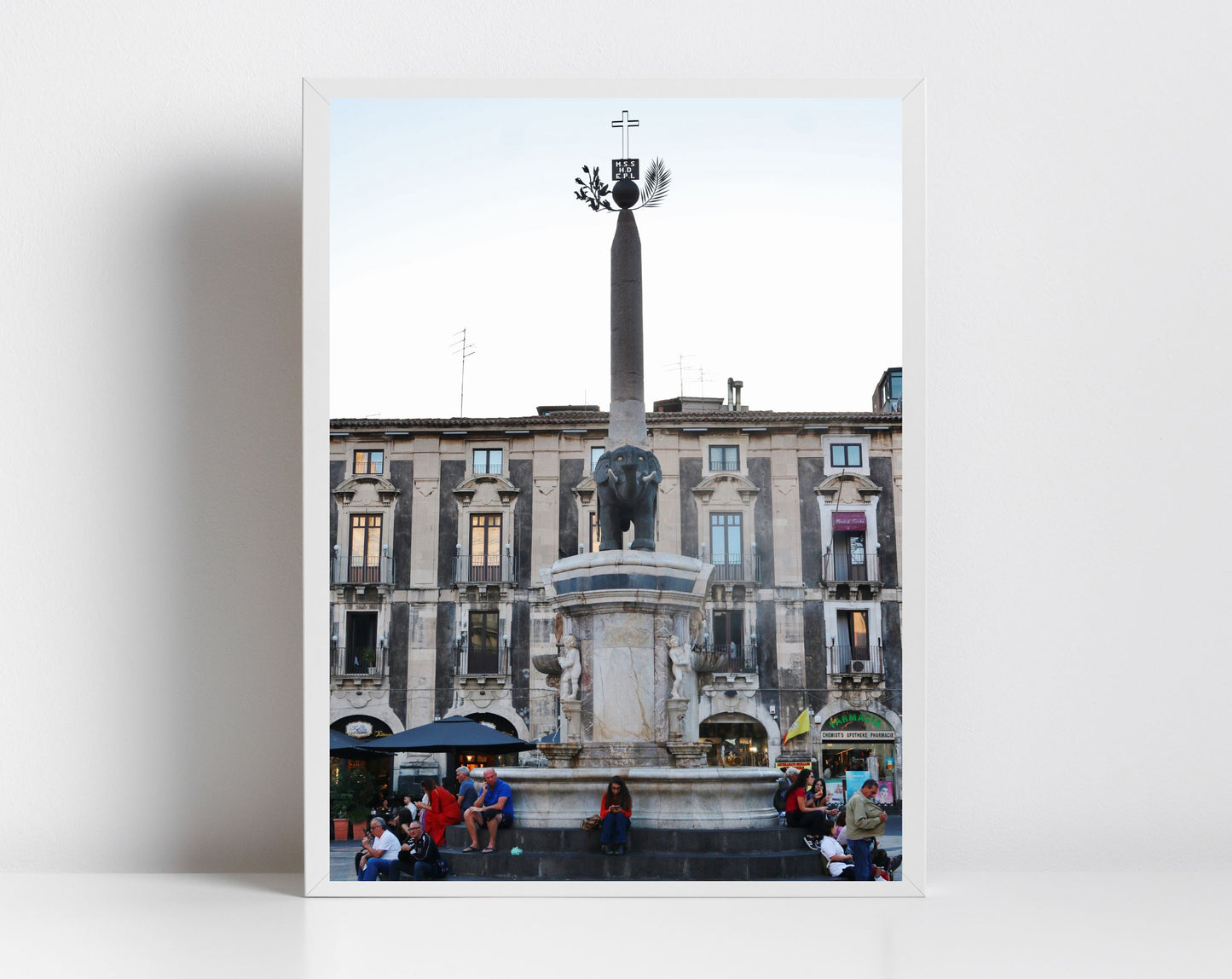 Elephant Fountain Catania Sicily Photography Print