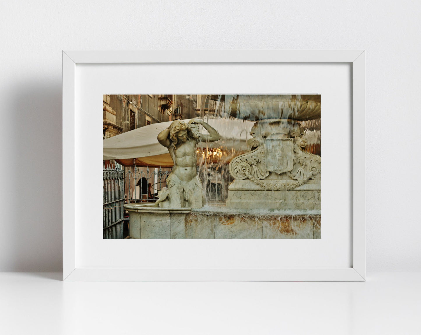 Amenano Fountain Catania Sicily Photography Print Italy Wall Art