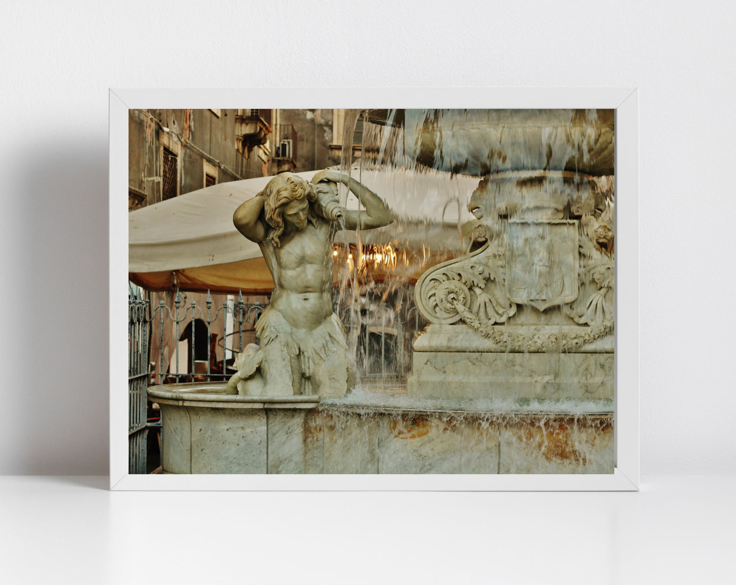 Amenano Fountain Catania Sicily Photography Print Italy Wall Art