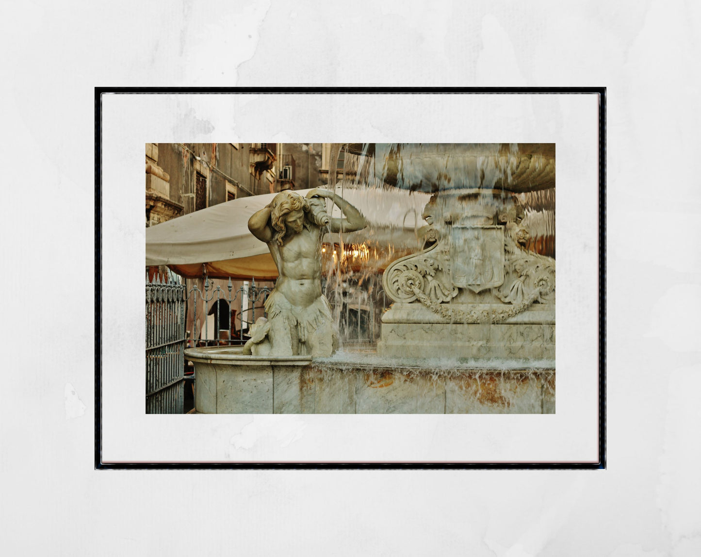 Amenano Fountain Catania Sicily Photography Print Italy Wall Art