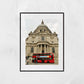 St Paul's Cathedral Art London Red Bus Print