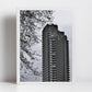 Barbican Poster Brutalist Black And White Photography Print