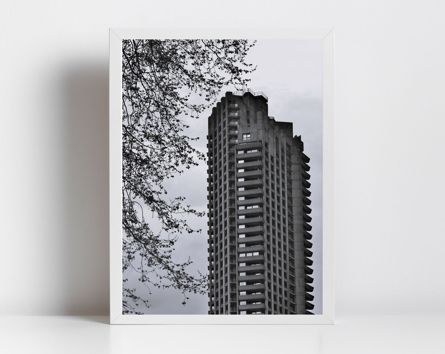 Barbican Poster Brutalist Black And White Photography Print