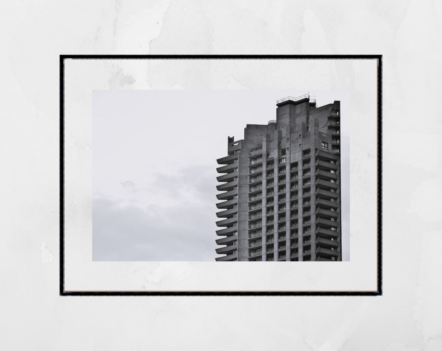 Barbican Print Brutalist Black And White Photography Poster