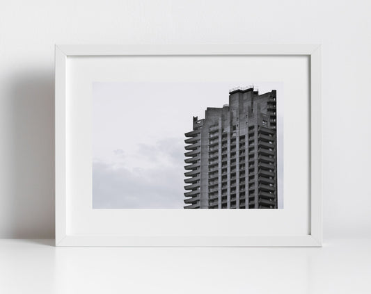 Barbican Print Brutalist Black And White Photography Poster