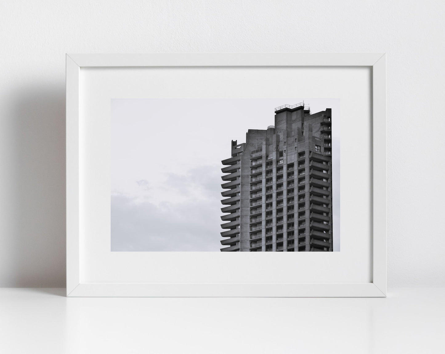 Barbican Print Brutalist Black And White Photography Poster