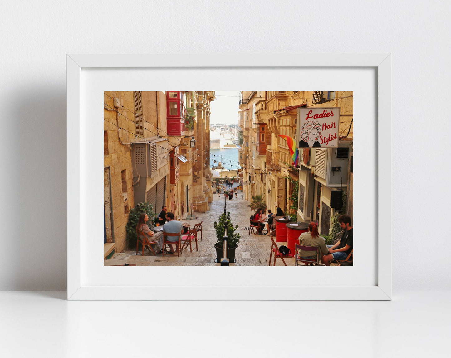 Triq San Gwann Valletta Malta Photography Print