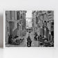 Triq San Gwann Valletta Malta Black And White Photography Print