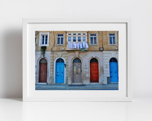 Valletta Malta Print Doorway Art Street Photography