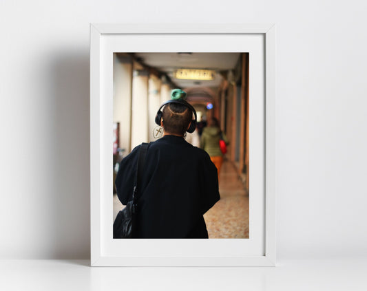 Bologna Italy Street Photography Print Punk Poster