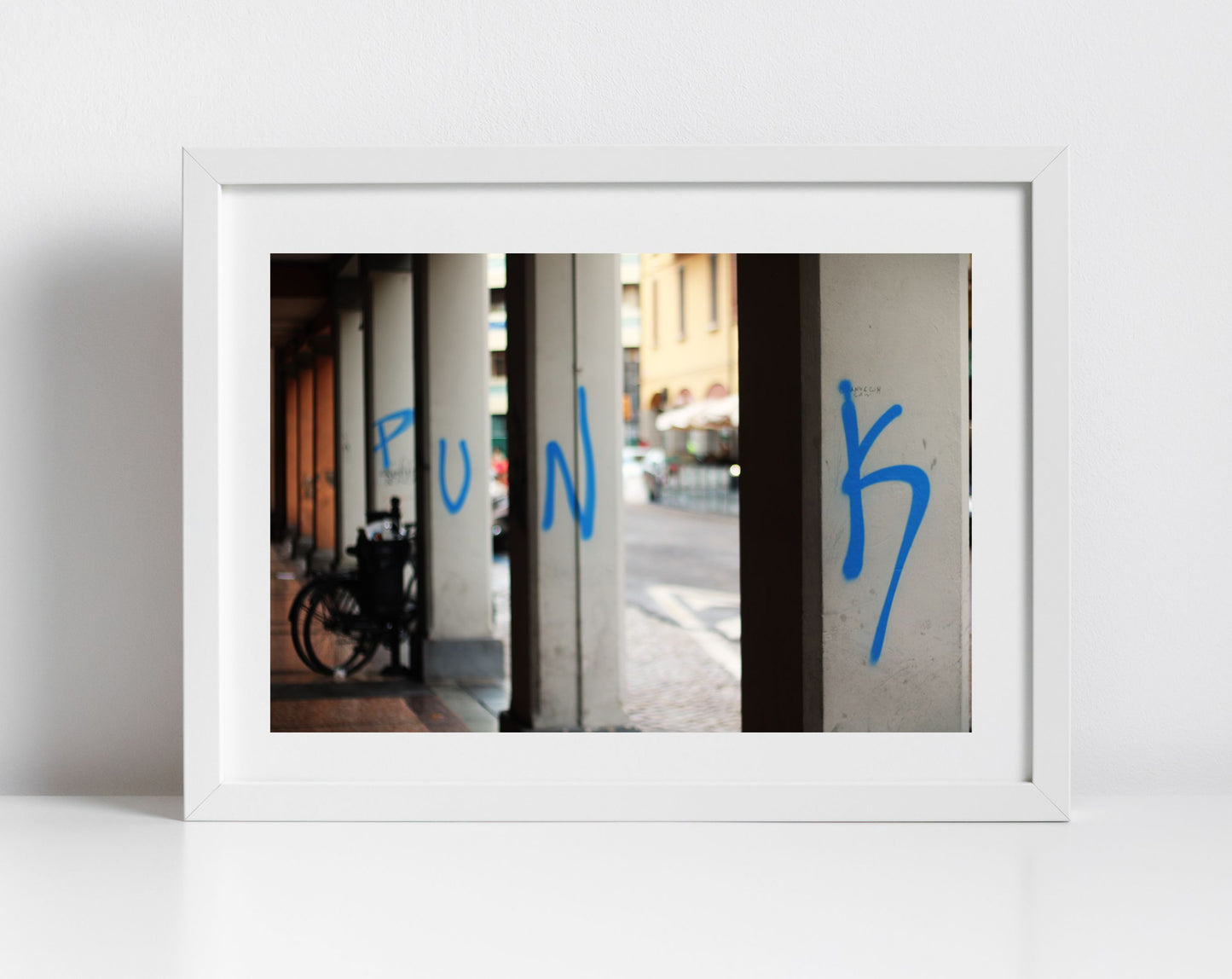 Punk Poster Bologna Italy Street Photography Print